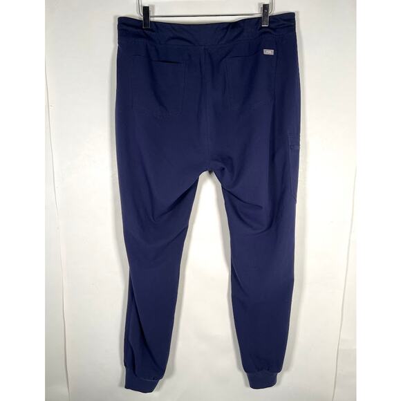 Figs Women's Zamora Jogger Scrub Pants Navy Blue XLt Slim Fit Medical Workwear - Picture 3 of 7